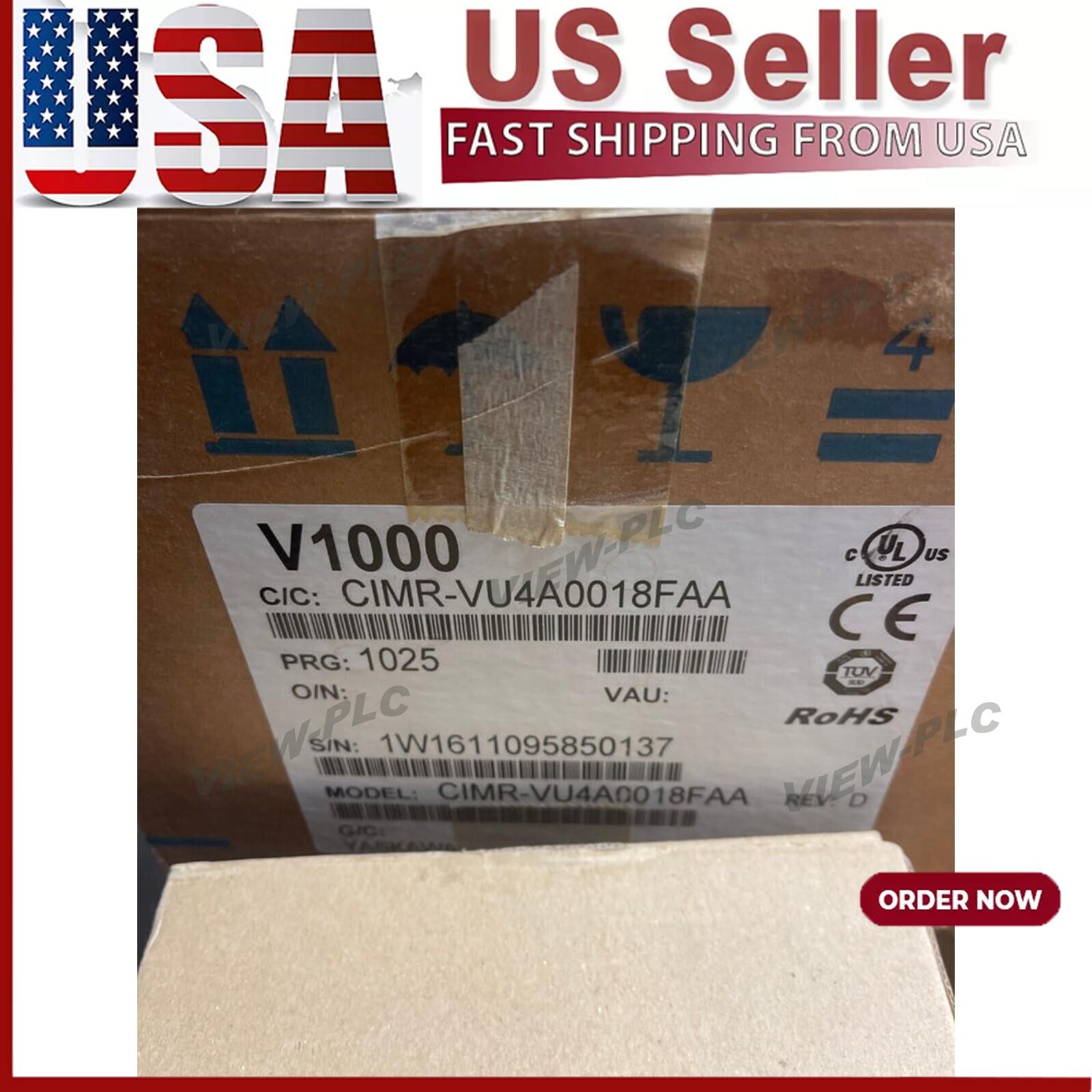 US FREE TAX Yaskawa CIMR-VU4A0018FAA Inverter CIMRVU4A0018FAA 1PC