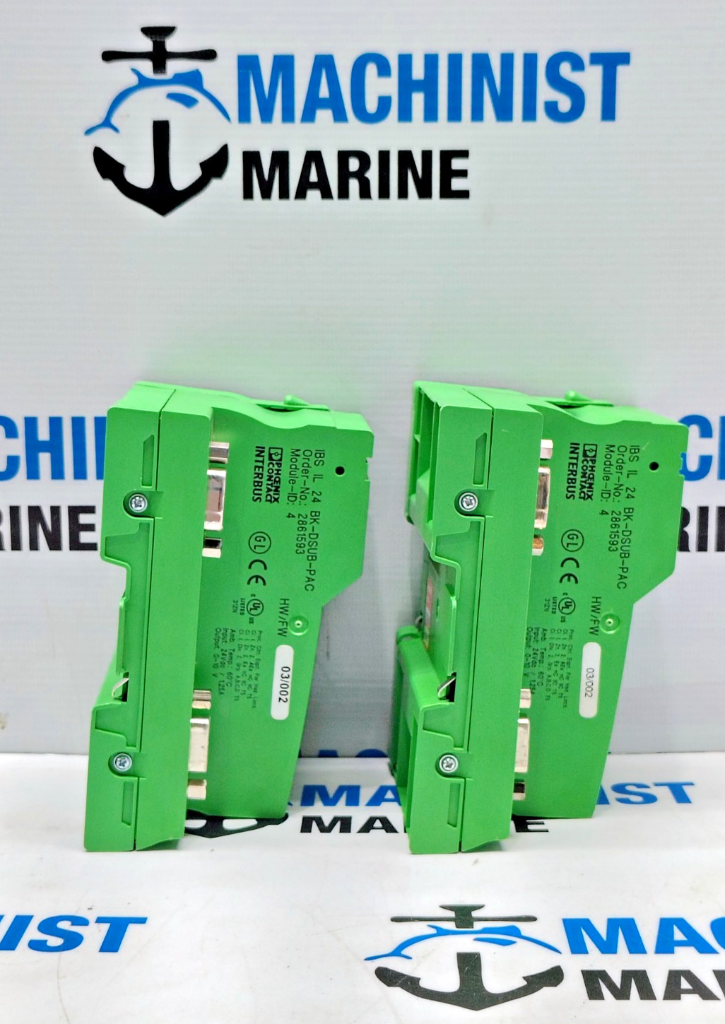 NEW PHOENIX CONTACT IBS IL 24 BK-DSUB-PAC 2861593 BUS COUPLER (LOT OF 2 PCS)