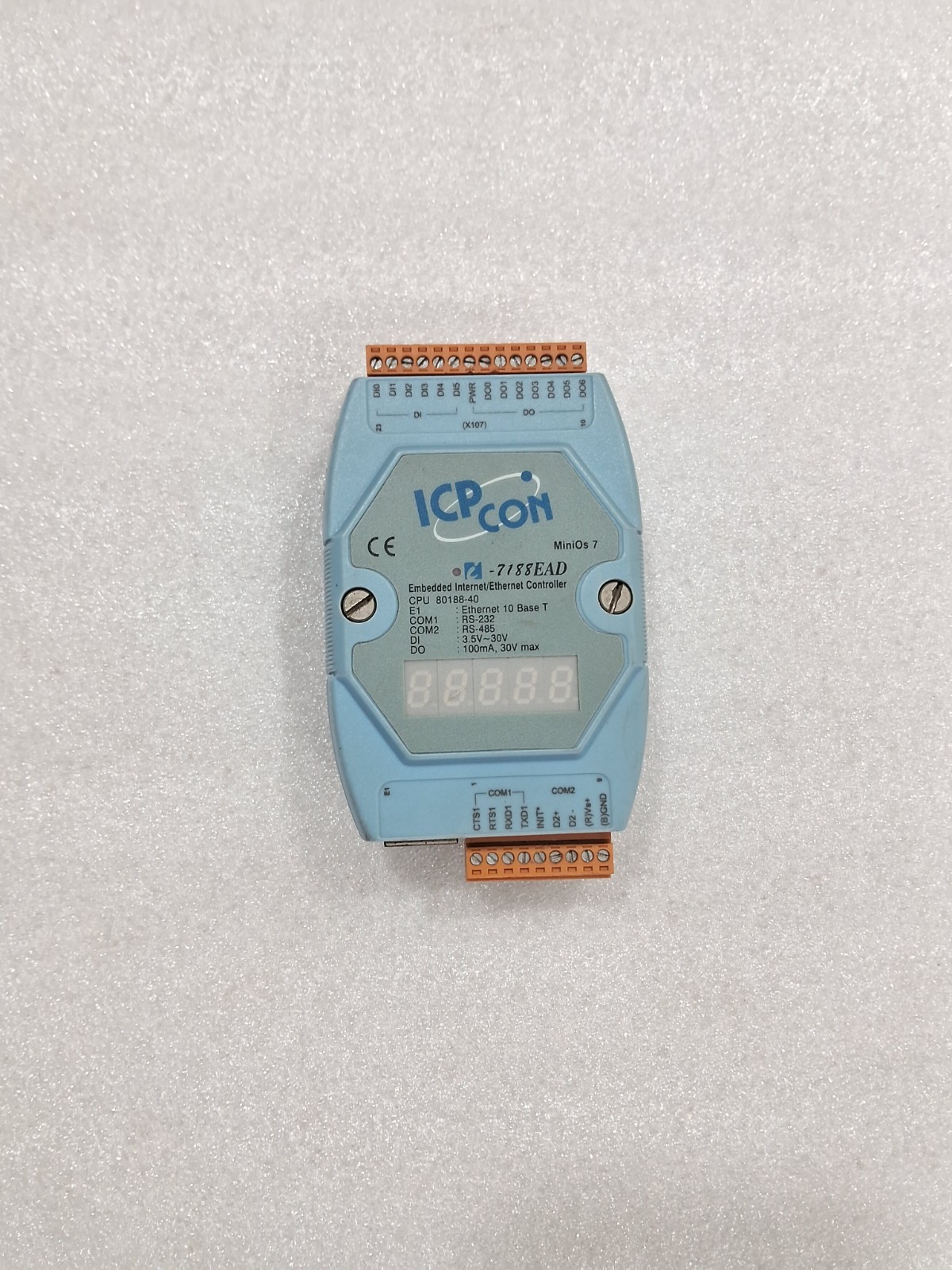 ICP CON I-7188EAD ETHERNET CONTROLLER FREE AND FAST SHIPPING