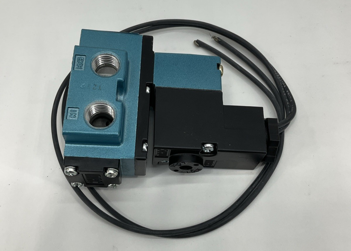 MAC Valves 912B-PM-112CA 4-Way Pneumatic Solenoid Valve 110/120V AC