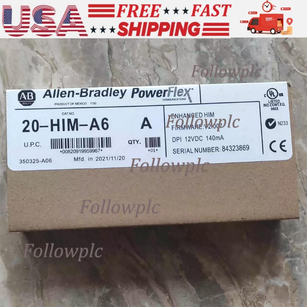 Allen-Bradley 20-HIM-A6 PoweFlex Enhanced HIM FW V2.007 12VFC New Factory Sealed