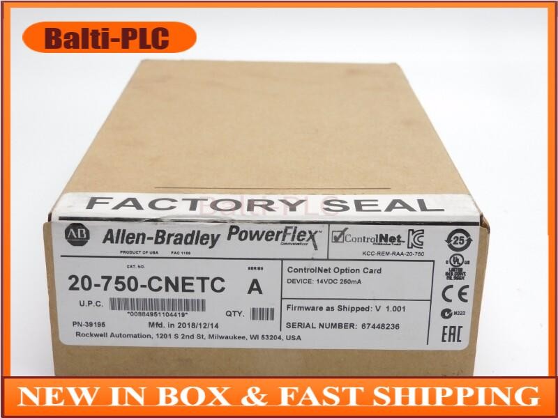 ALLEN BRADLEY 20-750-CNETC SER. A 14VDC F/W V1.001 NSMP NEW