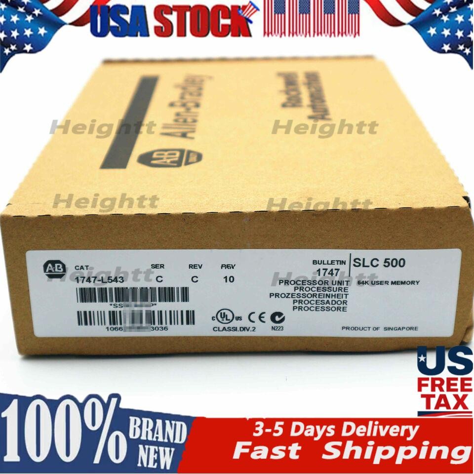 New Sealed Allen-Bradley 1747-L543 SLC 500 CPU Processor Unit Module 1747L543