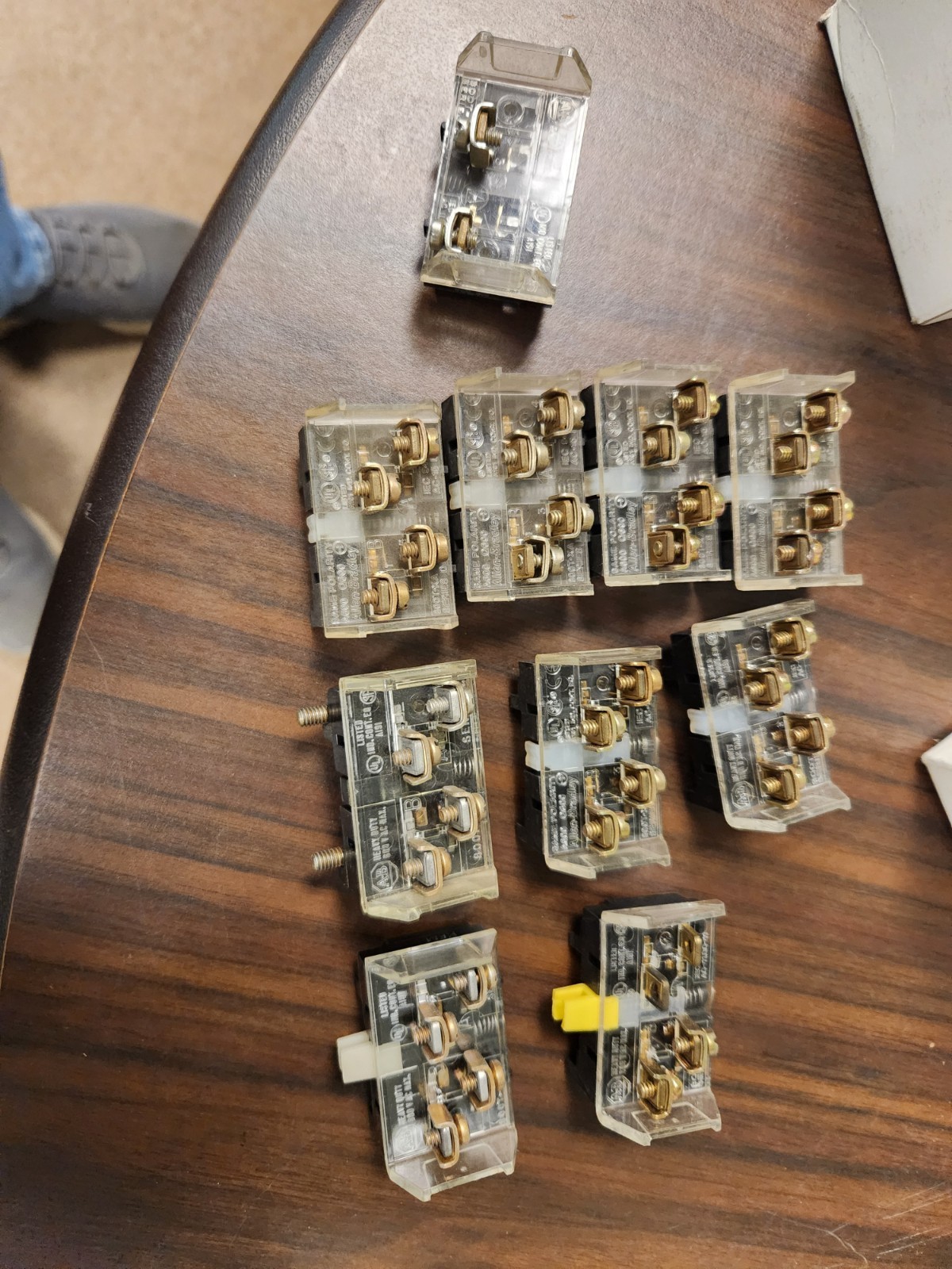 Allen Bradley 9-800T-XA 1-800T-XD1 Block LOT OF 10
