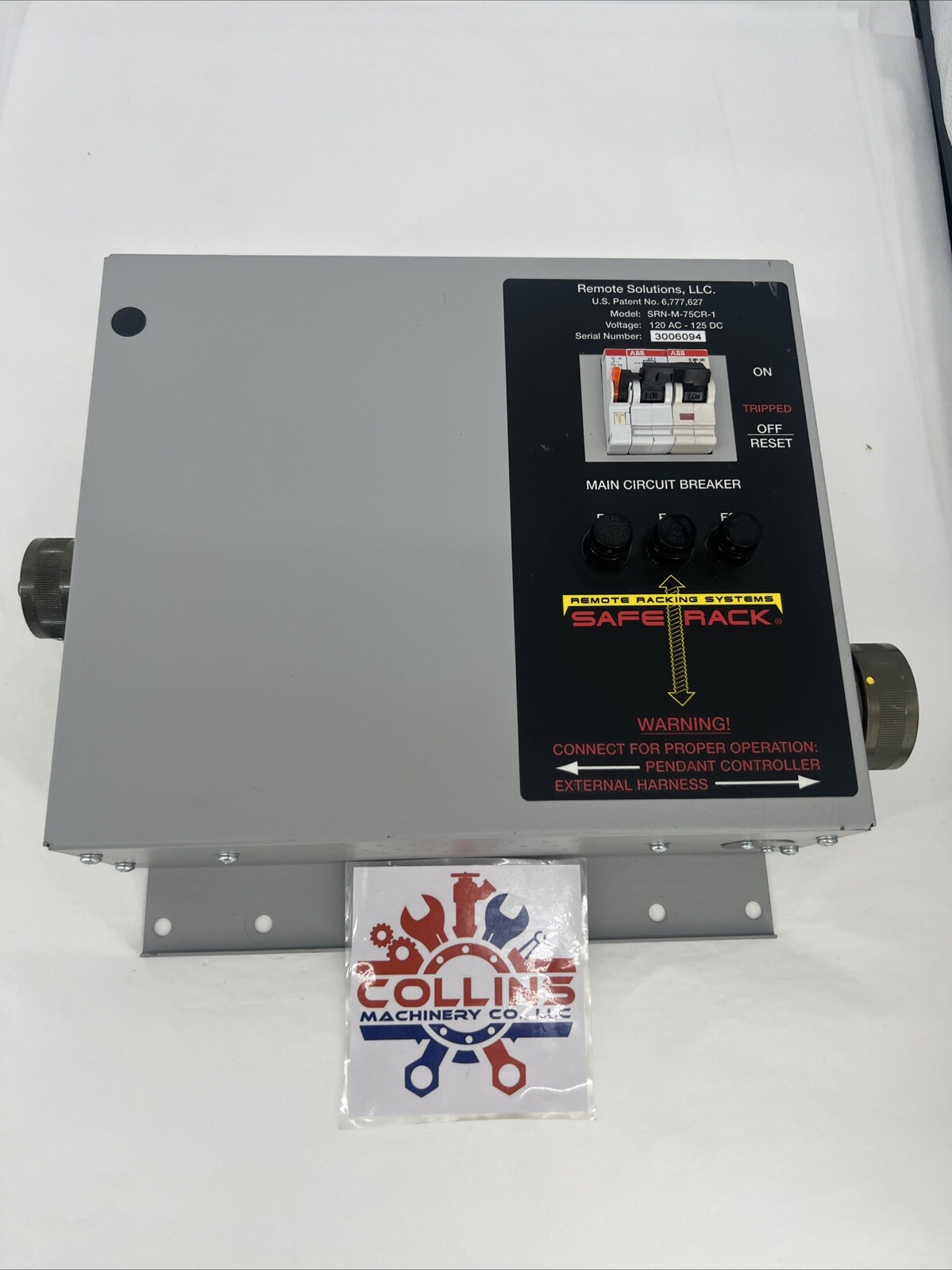 Remote Solutions SRN-M-75CR-1 Safe Rack Remote Racking Controller Module 120V