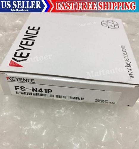 One Keyence FS-N41P Fiber Amplifier Sensor New In Box US Free TAX US Free TAX