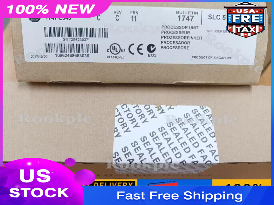 New Factory Sealed AB 1747-L543 /C SLC 500 5/04 CPU Processor Unit 1747-L543