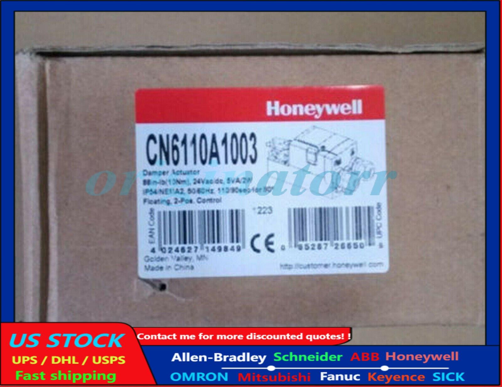 Brand New Honeywell damper drive floating point regulated CN6110A1003