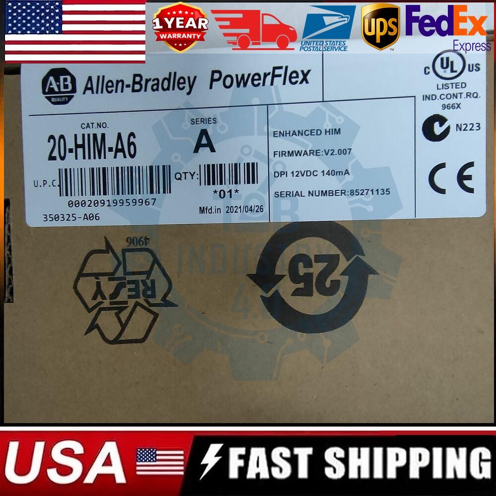 AB 20-HIM-A6 PoweFlex Enhanced HIM FW V2.007 12VFC New Sealed US Free Tax