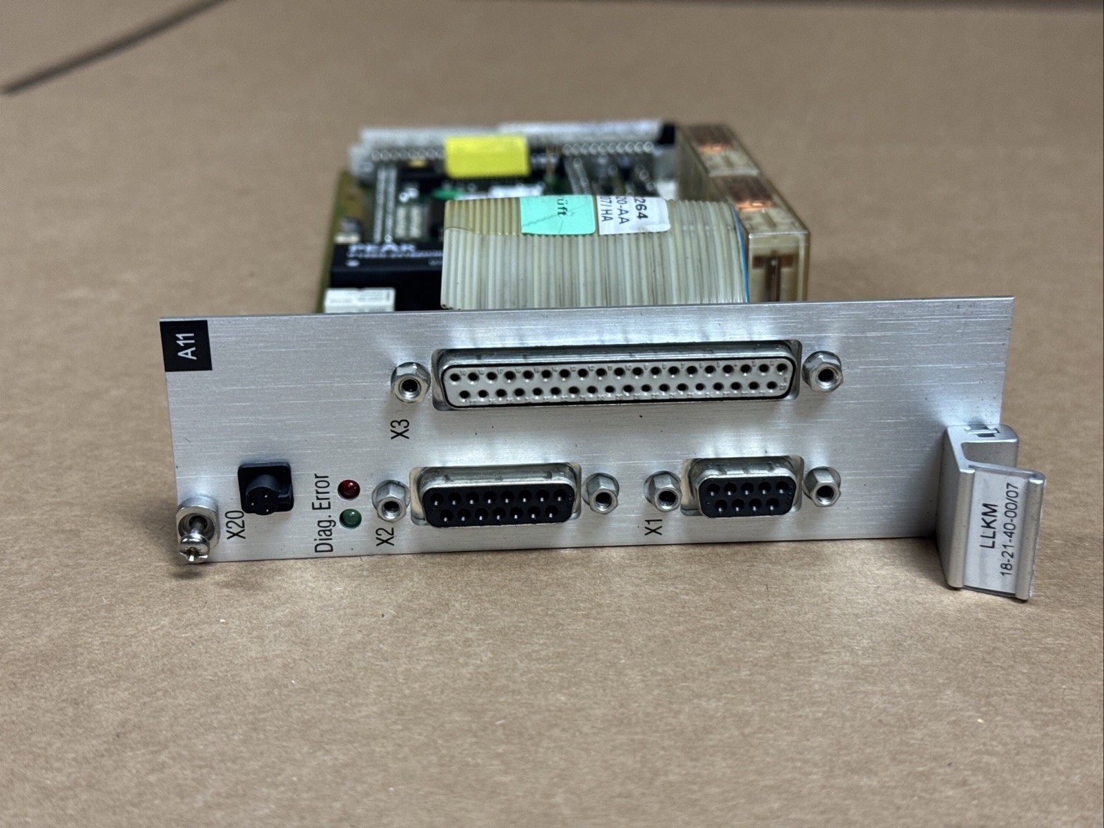 Trumpf Haas 18-21-40-00/07 LLKM Laser Circuit Board 1285151 18-21-16-00/03