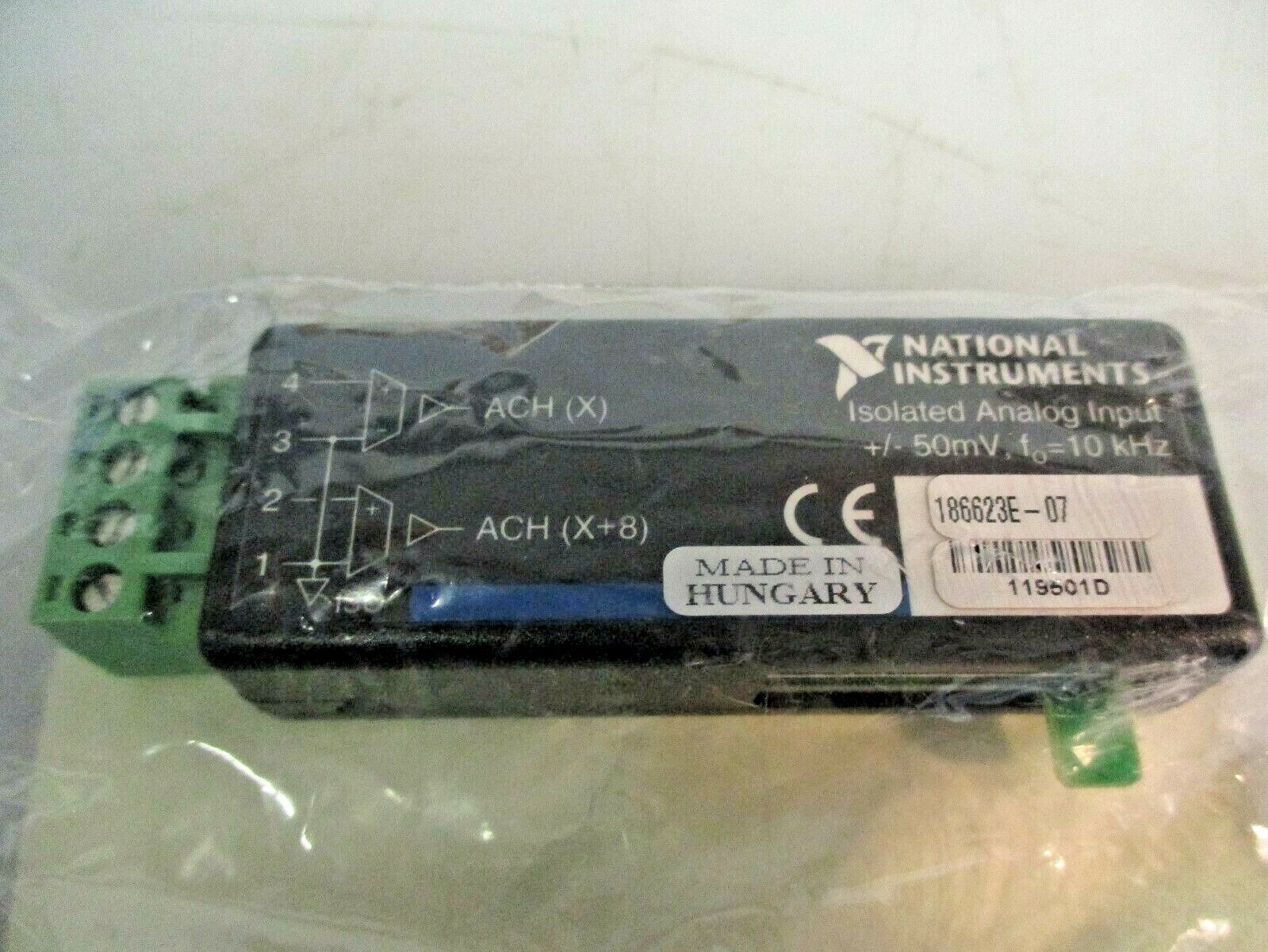 NEW NATIONAL INSTRUMENTS ISOLATED ANALOG INPUT MODULE SCC-A107