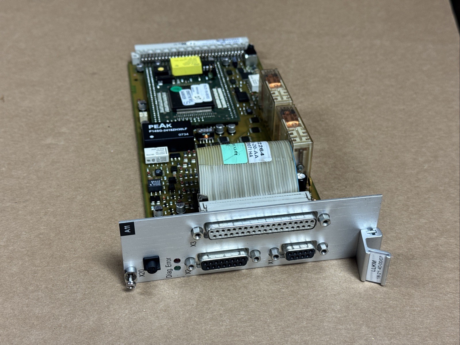 Trumpf Haas 18-21-40-00/07 LLKM Laser Circuit Board 1285151 18-21-16-00/03