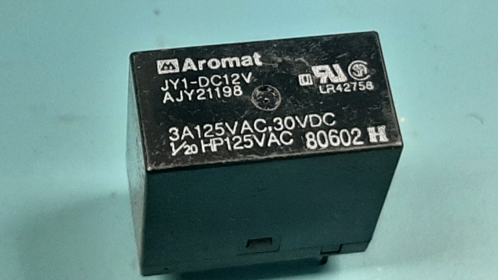 AROMAT / MATSUSHITA ELECTRIC JY1-DC12V / JY1DC12V , RELAY