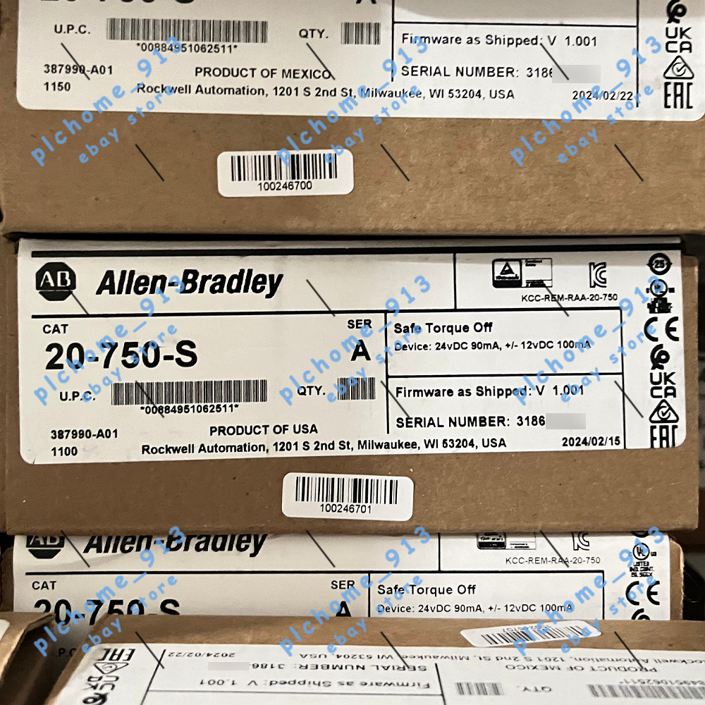 2024 New Allen-Bradley 20-750-S PowerFlex 750 Safe Torque Off Module