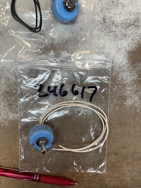 USED Miller Electric 246617 Potentiometer (White) for Millermatic 212 Auto Set