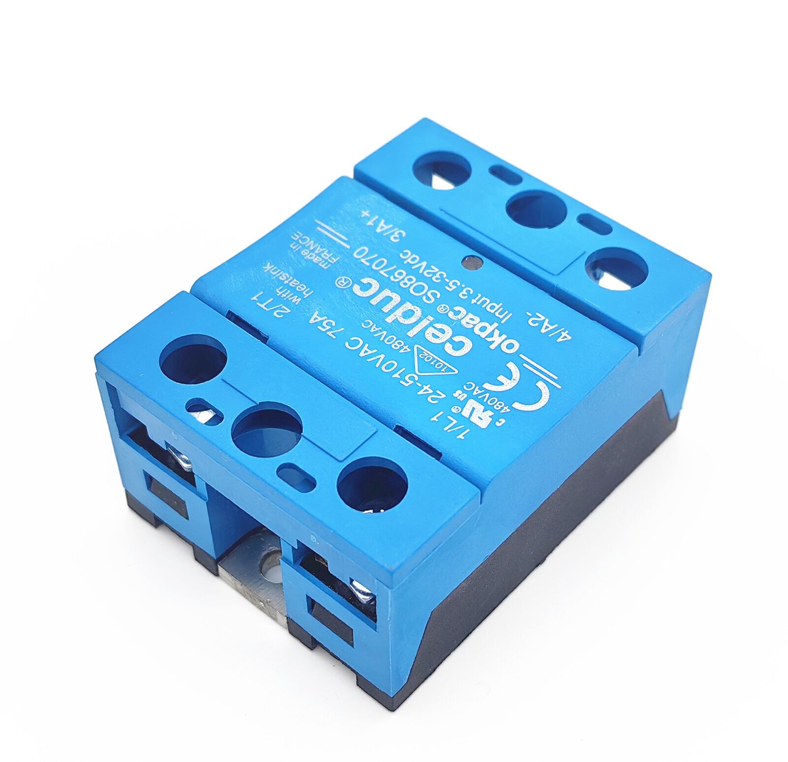 For CELDUC solid state relay SO867070 input 3-32VDC OUTPUT 12-280VAC
