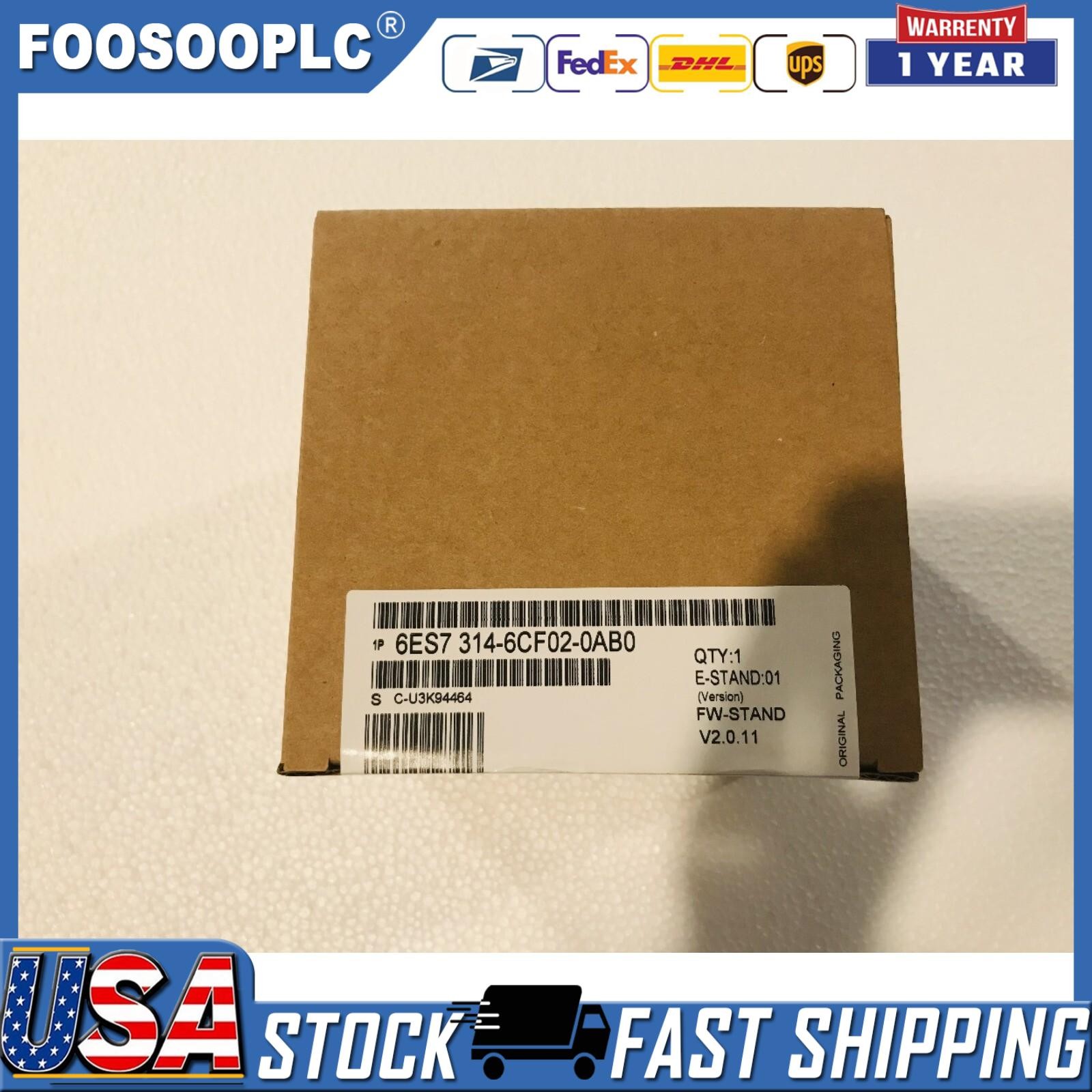 1PC Siemens New Sealed Module 6ES7314-6CF02-0AB0 Fast Shipping