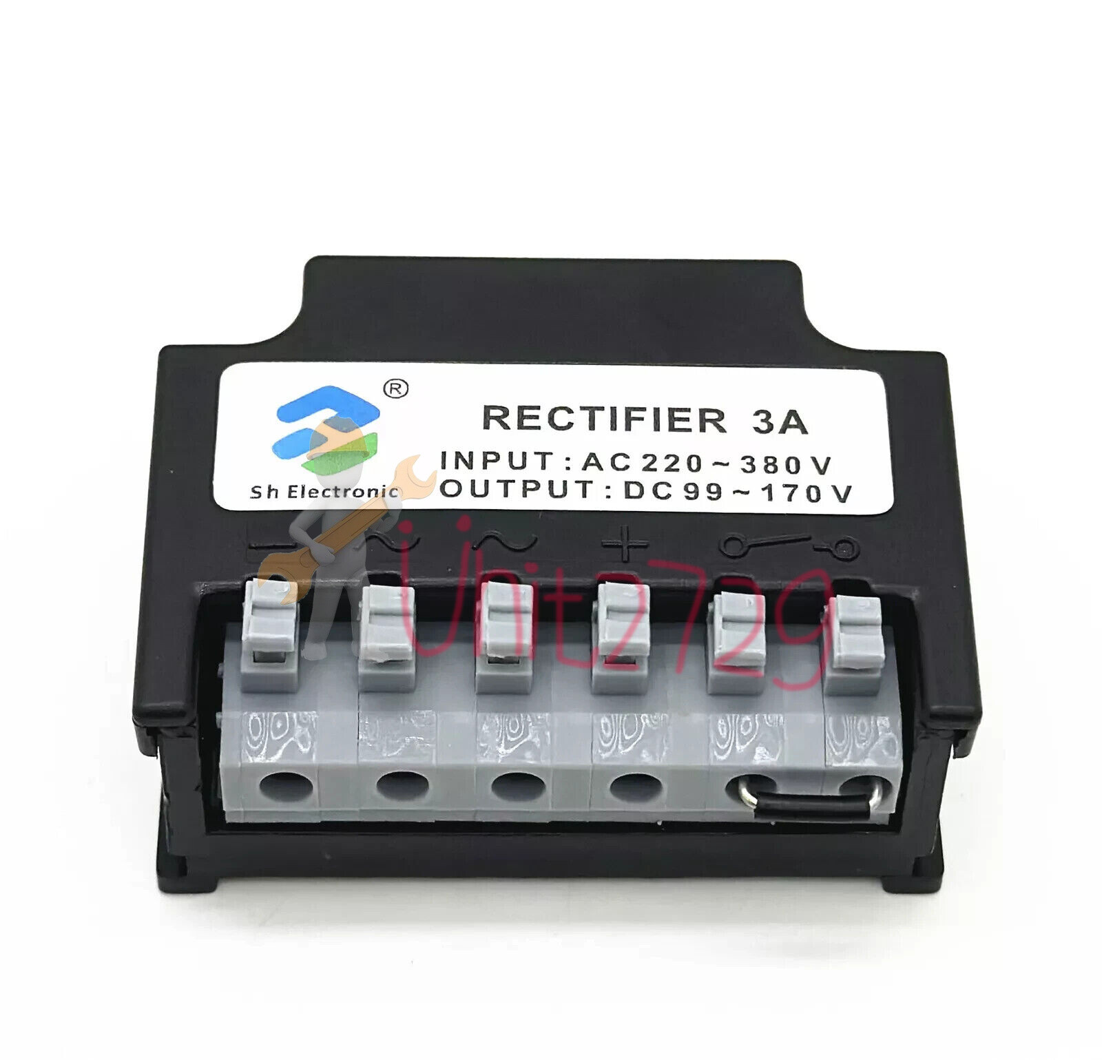 1X half wave Brake rectifier Module RECTIFIER 3A AC:220V-380V DC:99V-170V ~