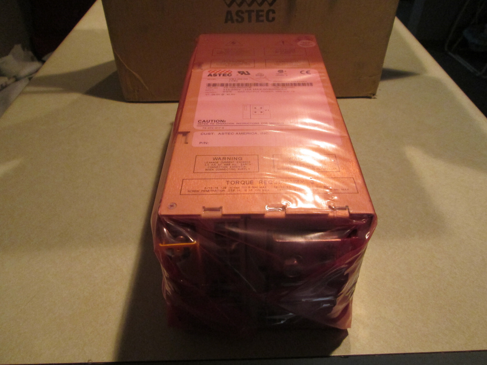 ASTEC EMERSON 73-180-0050CE MODEL VS1-D6-00-CE **NEW**
