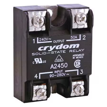 Crydom A2490 Solid State Relay, 1 Phase, Screw Clamp, Panel, Scr