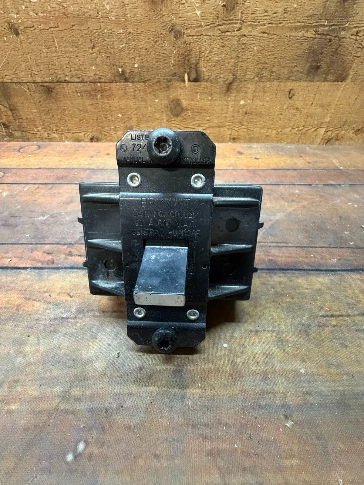 Bryant Power Switch 60 Amp 600 V 60002M Miller Welder Part