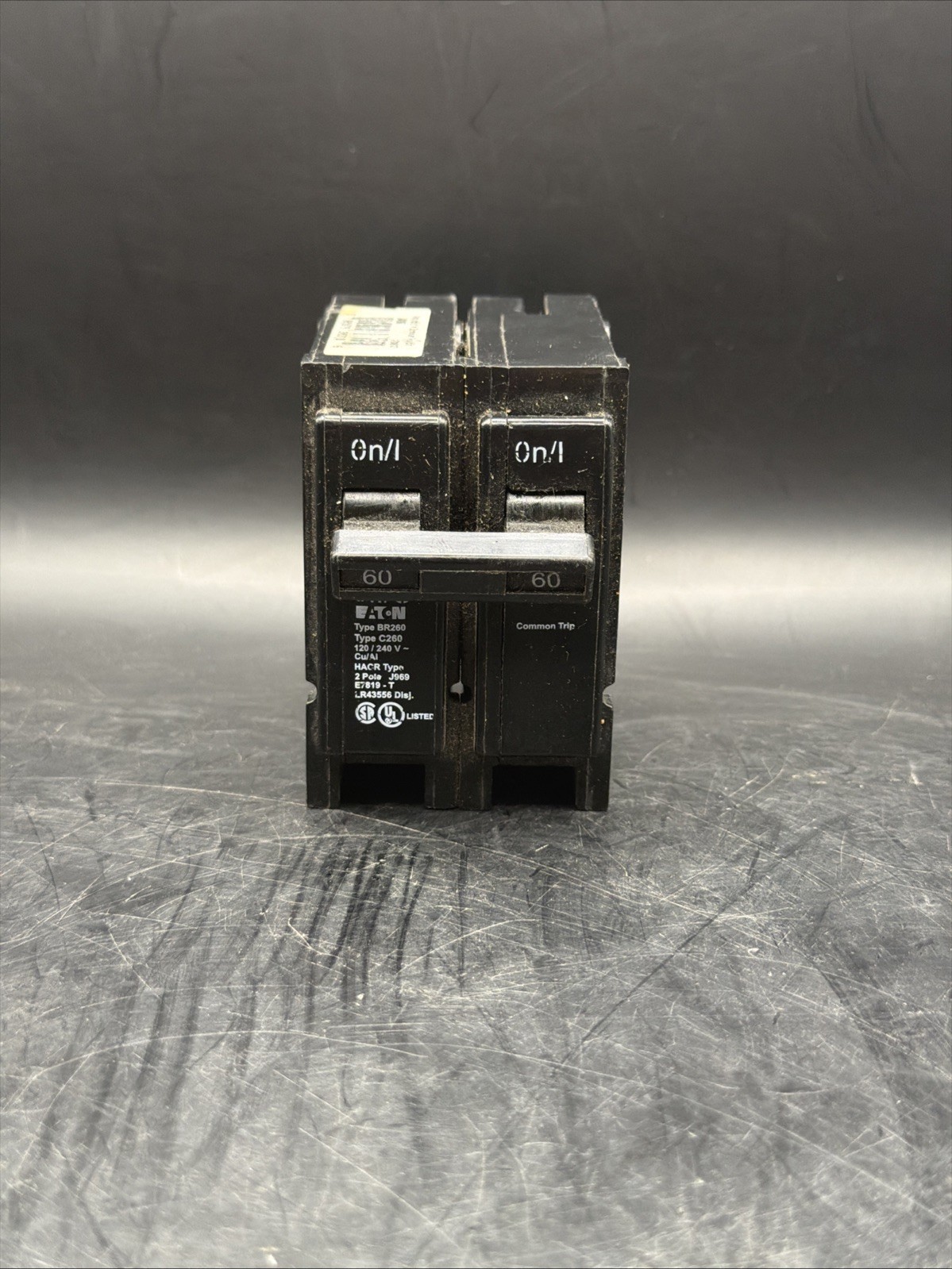 Eaton Cutler-Hammer 60 amps Plug In 2-Pole Circuit Breaker