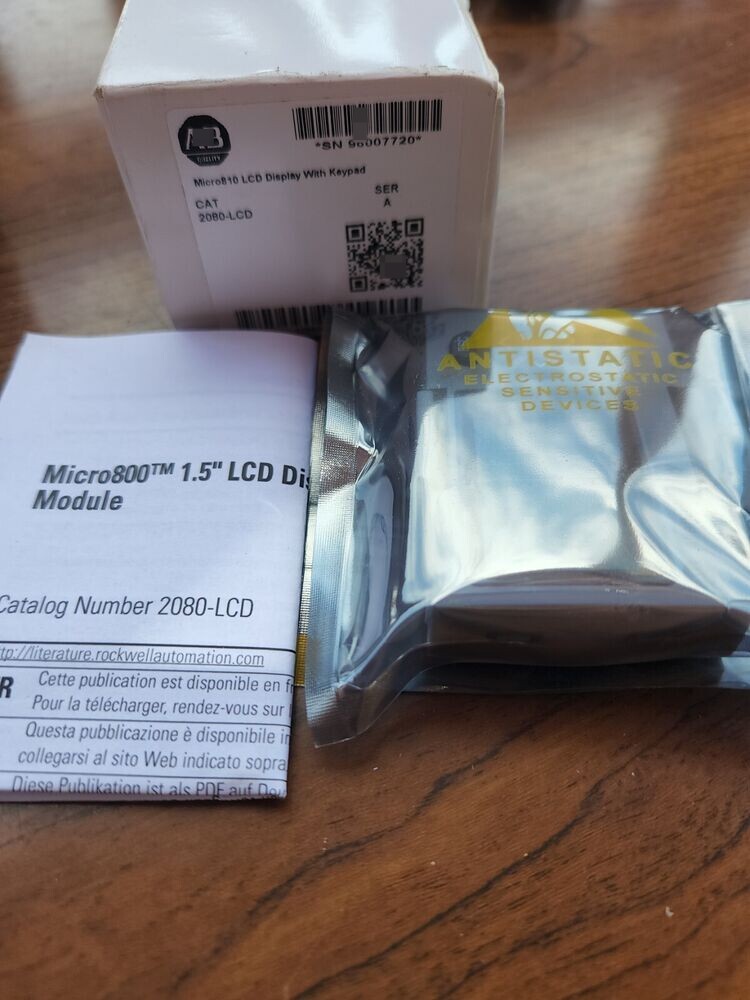 2080-LCD AB Micro810 Controller Display with Keypad New Factory Sealed