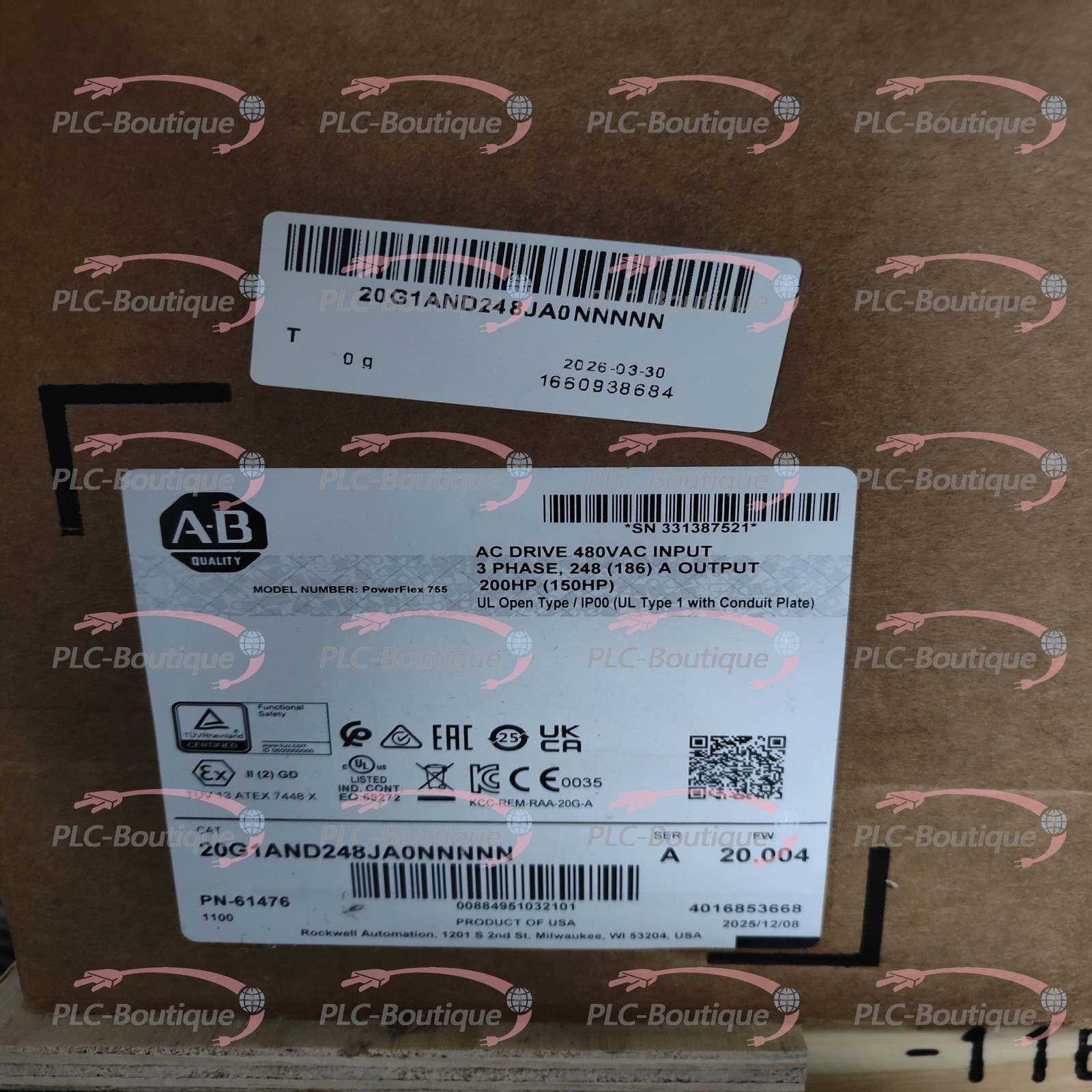 1PC NEW IN BOX AB 20G1AND248JA0NNNNN US Real Inventory And Best Offer！