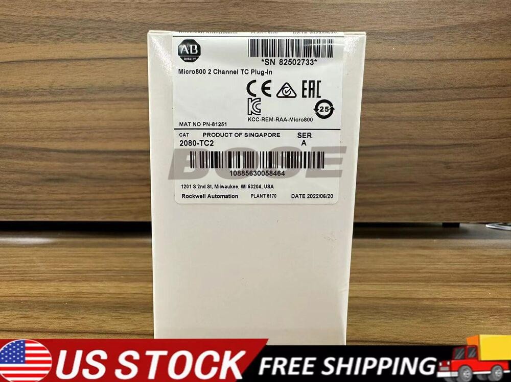 2080-TC2 SER A AB Micro800 2-channel TC Plug-in New Factory Sealed