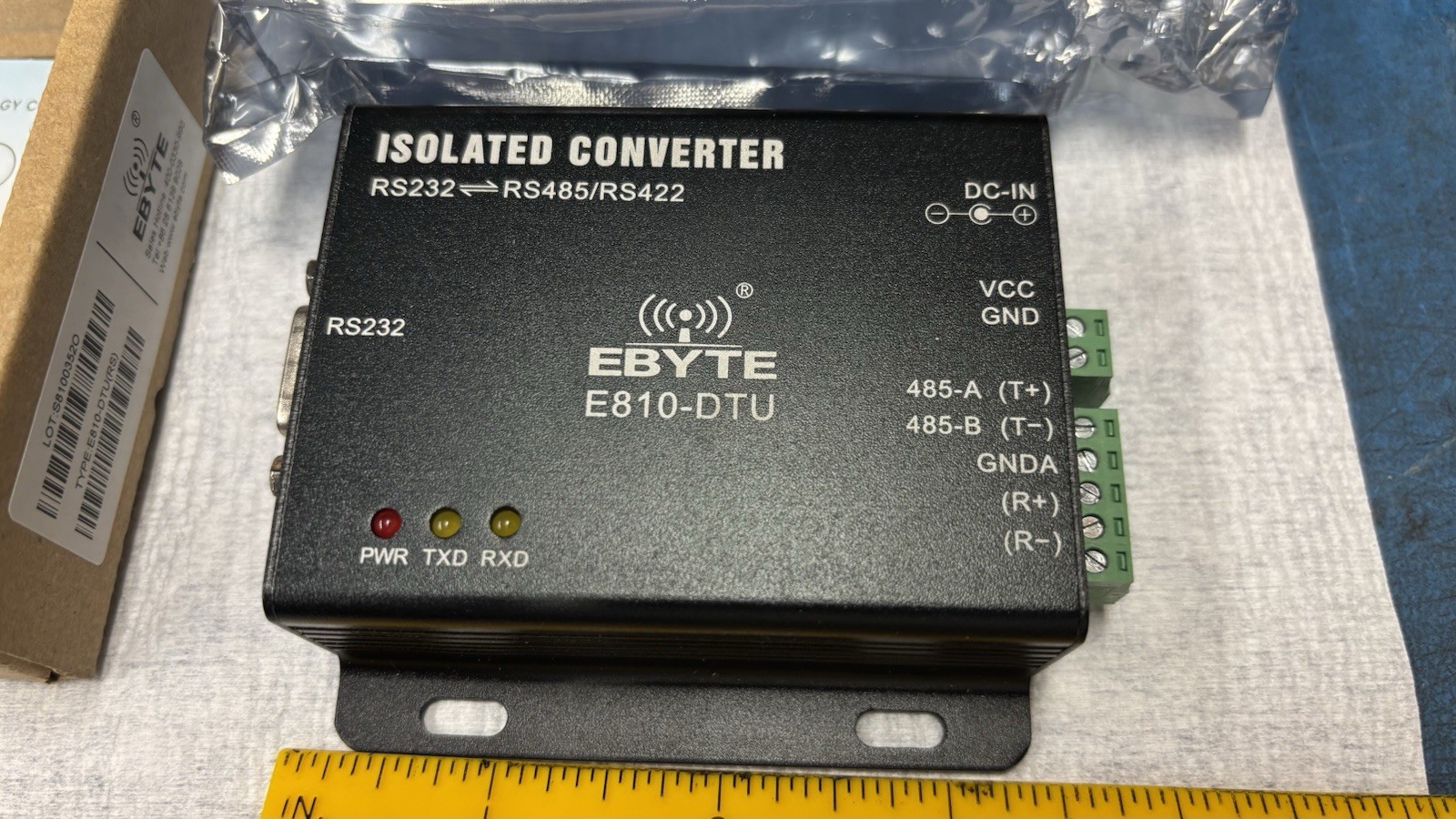 Ebyte E810-DTU RS-232 to RS-422/RS-485 Isolated Two Ways Converter