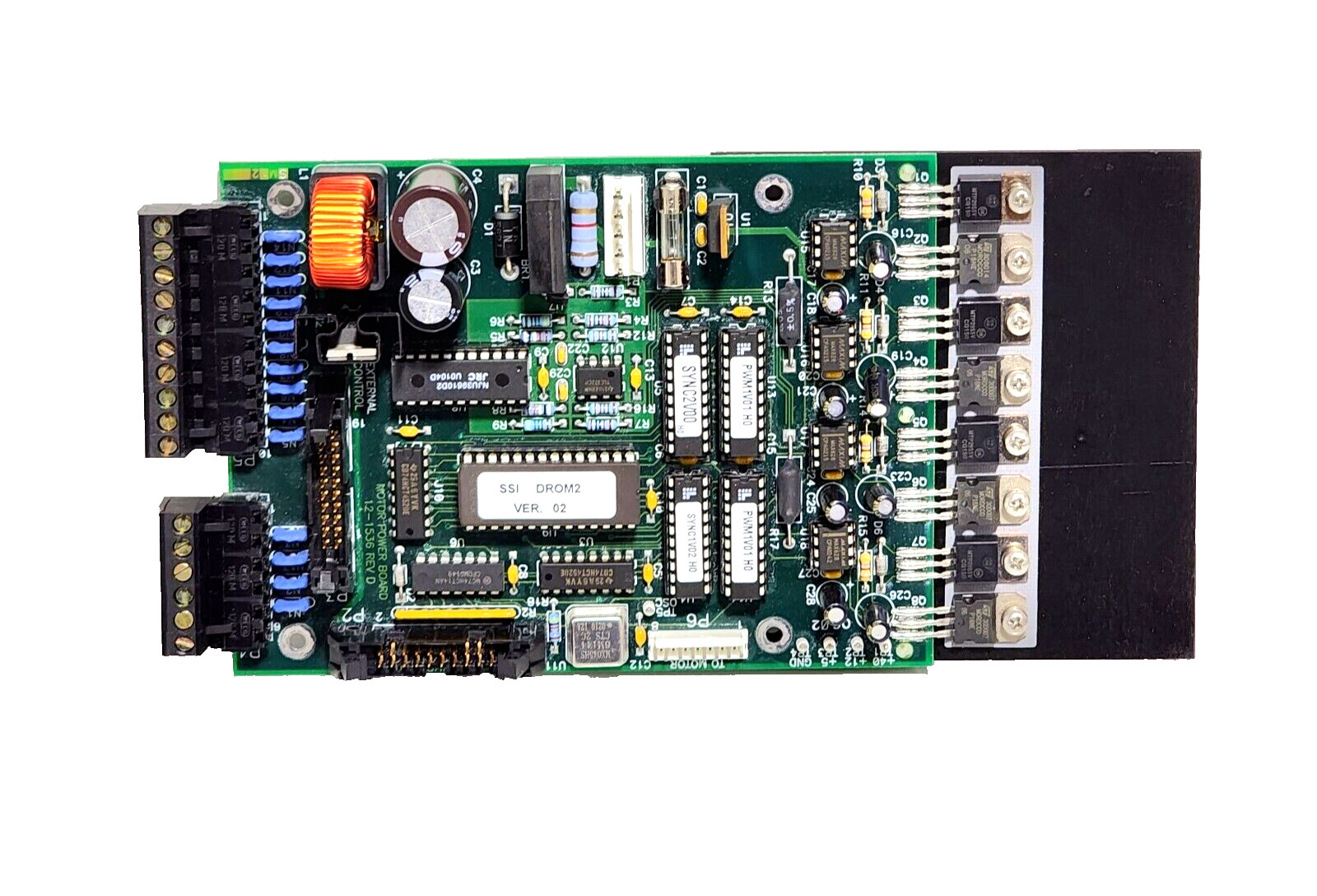 Motor Power Board 12-1536 REV D PCB Power Controller Board USED.