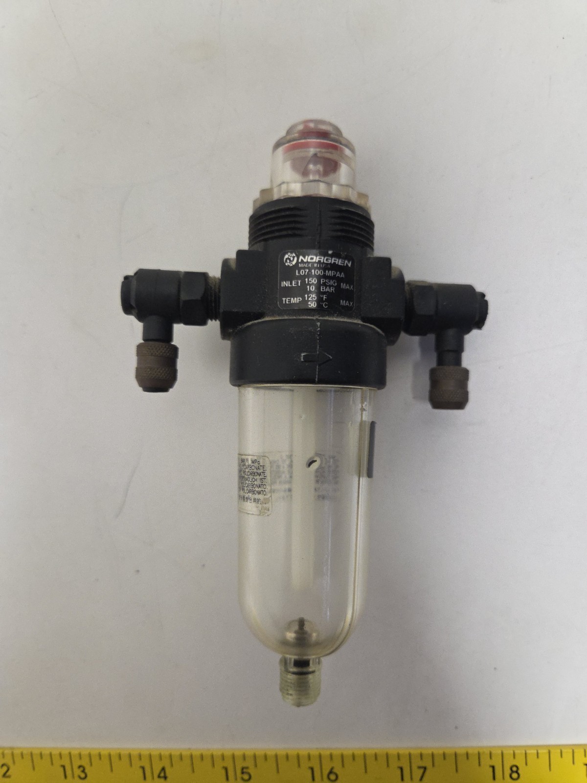 NORGREN L07-100-MPAA AIR LINE LUBRICATOR 150 PSI Max