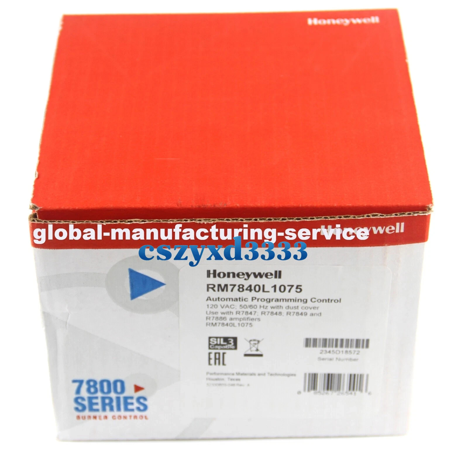 One Honeywell RM7840L1075 Control RM7840L1075