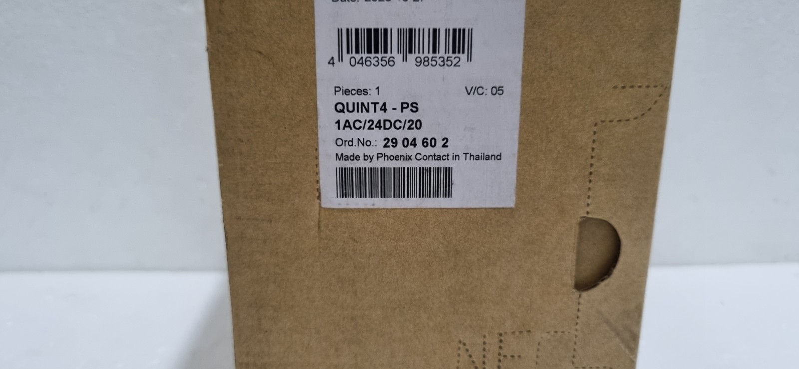 PHOENIX CONTACT QUINT4-PS/1AC/24DC/20 INDUSTRIAL DIN RAIL POWER SUPPLY 2904602
