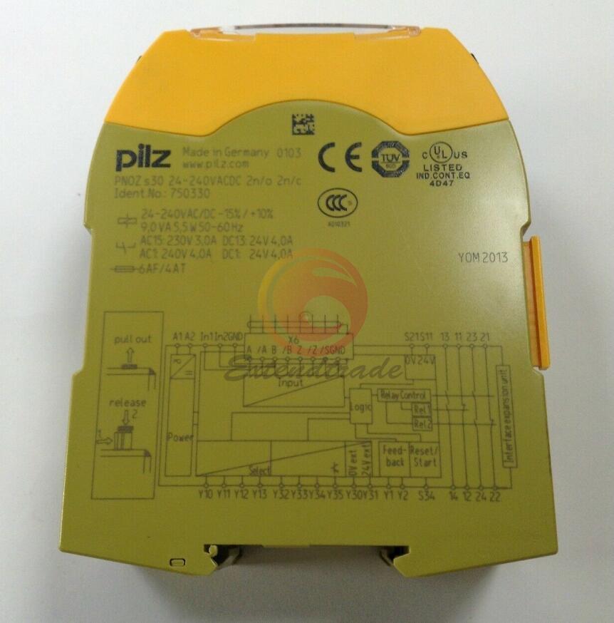 1PC Pilz PNOZ S30 750330 safety relay New