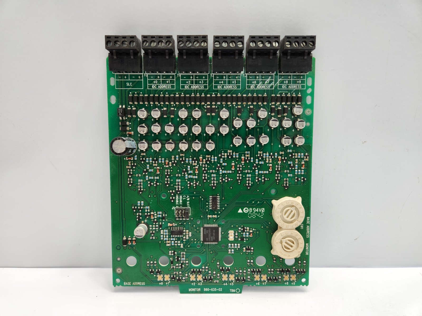 NOTIFIER XP10-M TEN INPUT MONITOR MODULE B60-635-02 REV 007