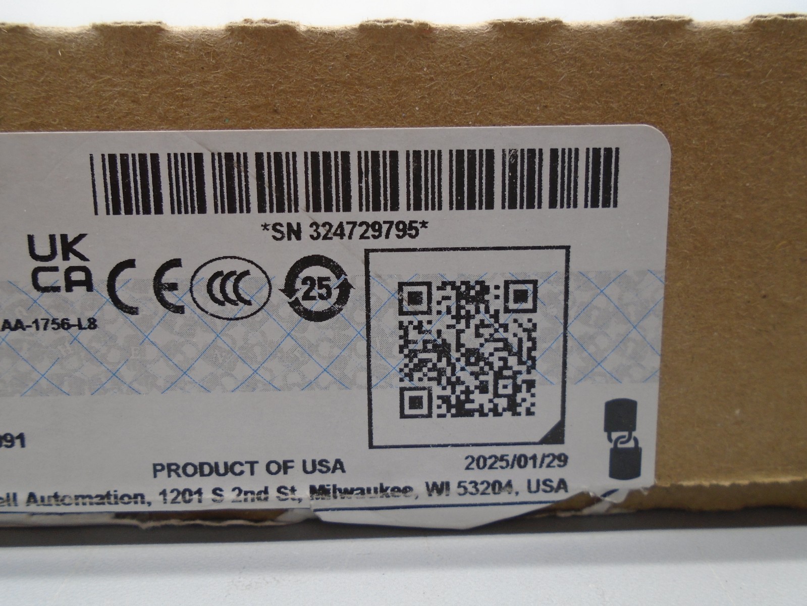New old Stock 2025 Allen Bradley 1756-L85E /B Controllogix 5585E PN-302991