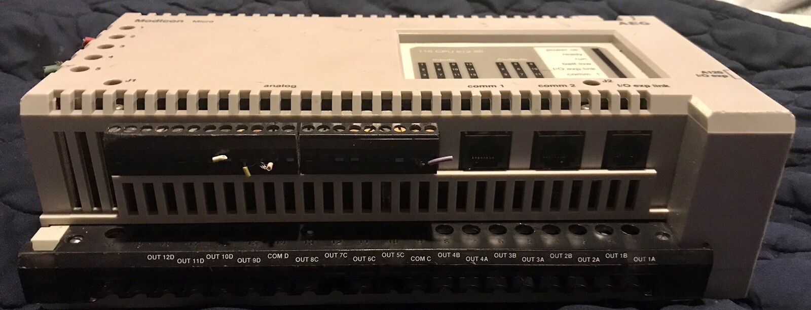 Modicon Micro 110 CPU 612 00 Processor controller Module AEG A120