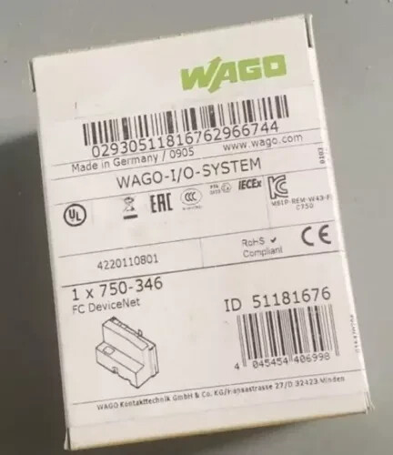 New Factory Sealed WAGO 750-346 PLC Module 750-346 750-346