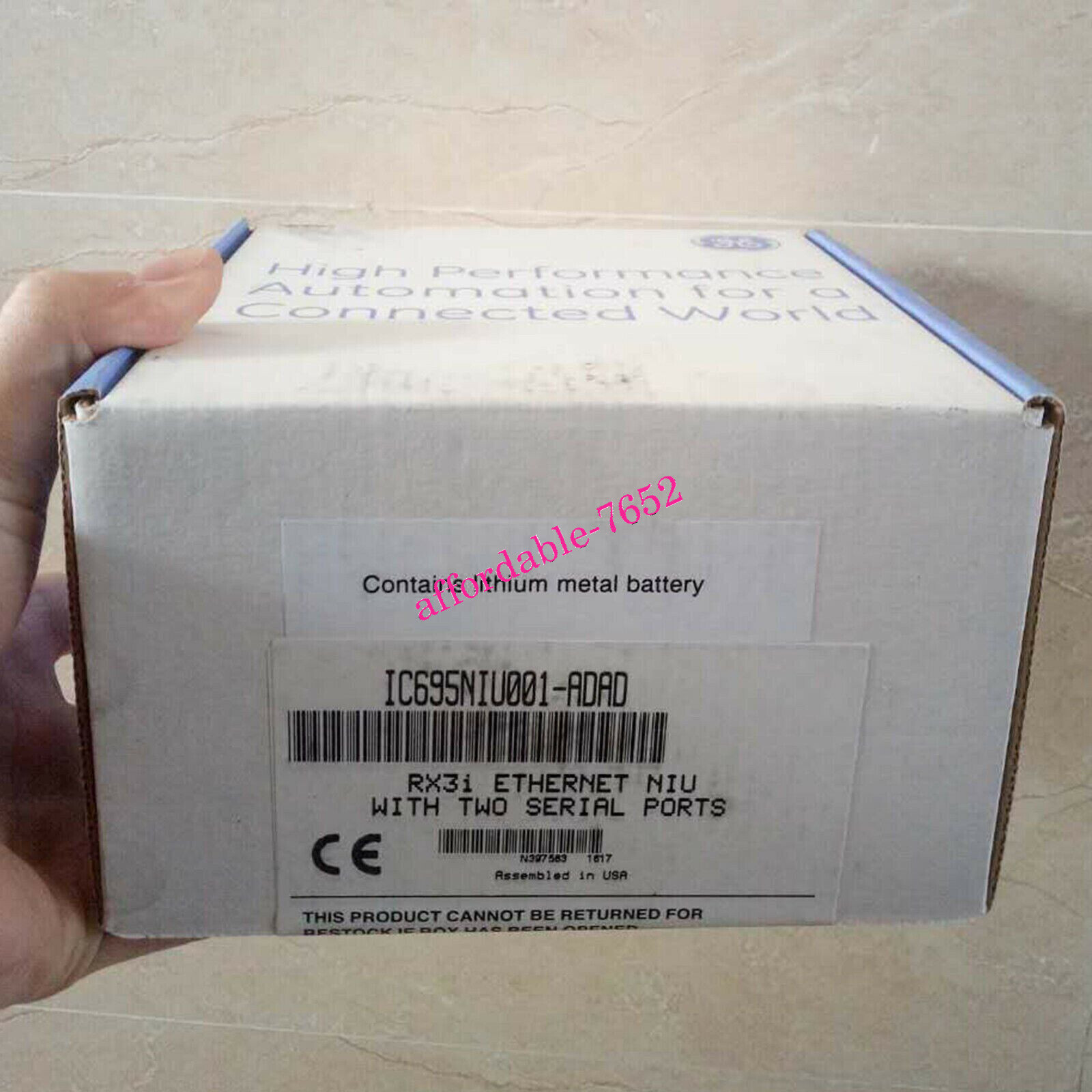 New For GE Fanuc IC695NIU001-ADAD Module Fedex or DHL
