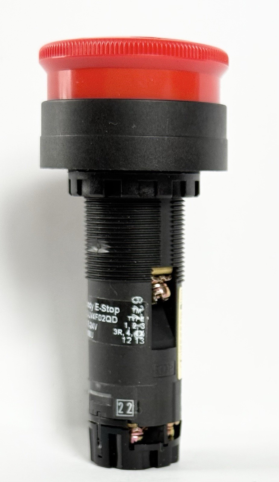 IDEC HW1E-LV Red Emergency Stop Button Twist Reset