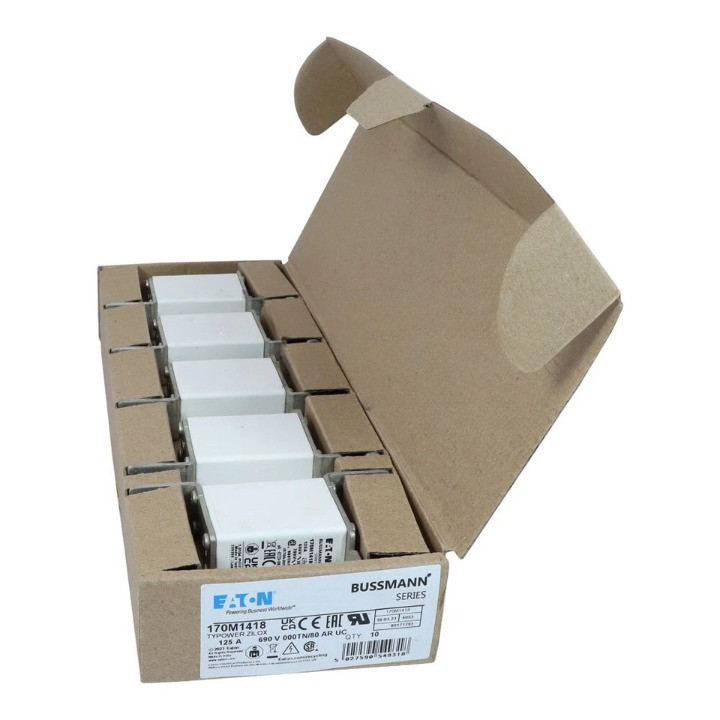 FOR BUSSMANN 170M1418 Fuse High Speed Series Square Body 125A 690V