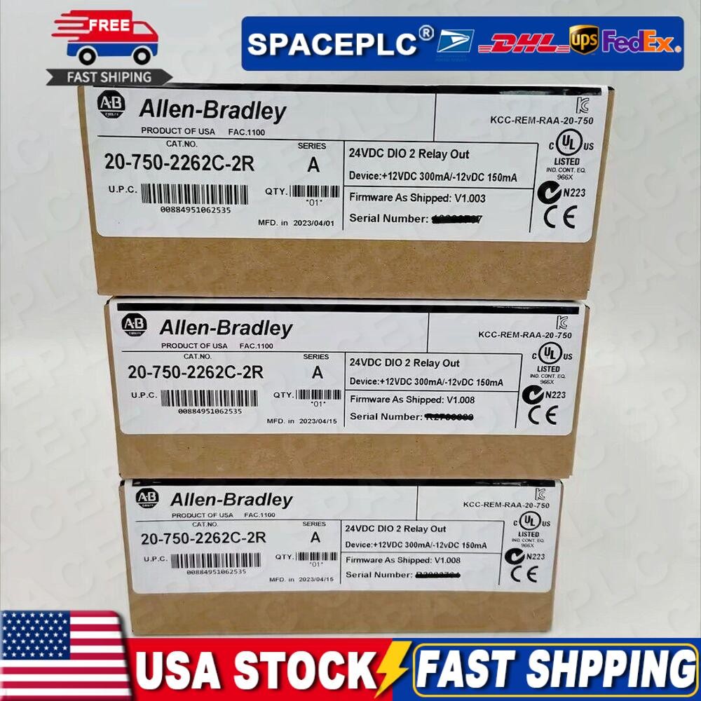 New Factory Sealed AB 20-750-2262C-2R /A 750 24V DC IO Option Module US Free Tax