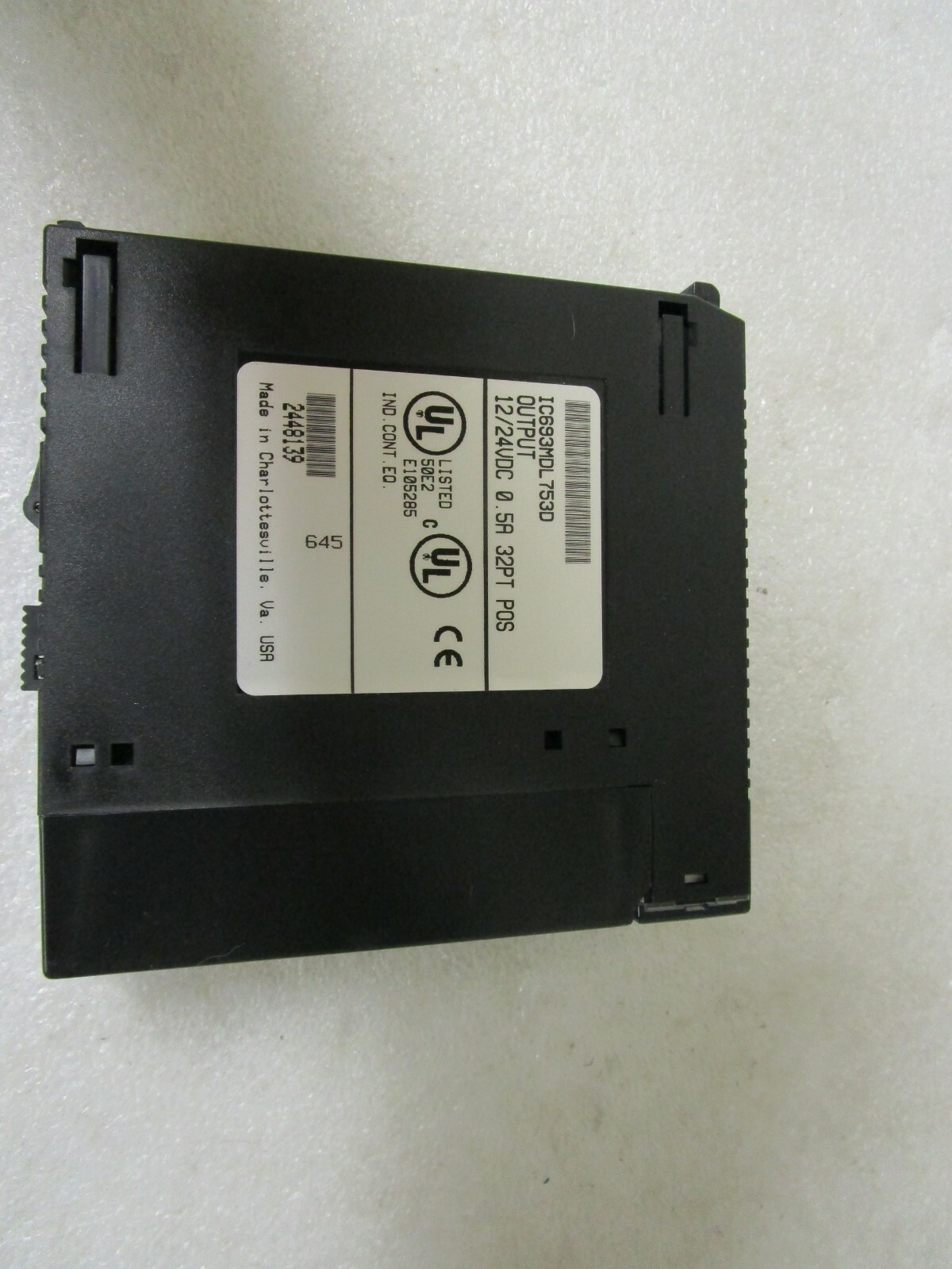 GE FANUC Output POS Logic Module IC693MDL753D 12/24VDC 0.5A 32PT POS