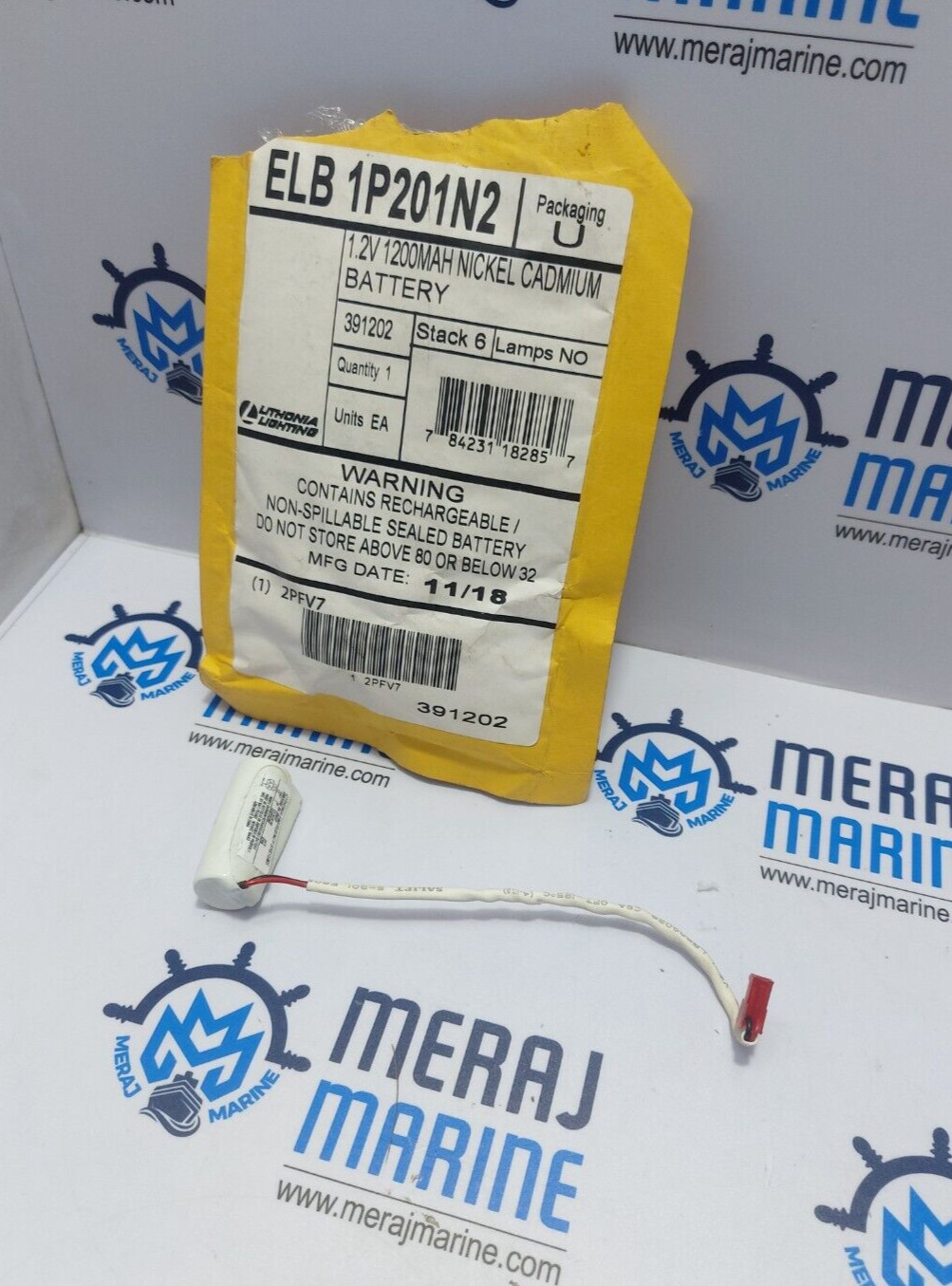 Lithonia ELB1P201N2 1.2V 1200MAH Nickel Cadmium Battery