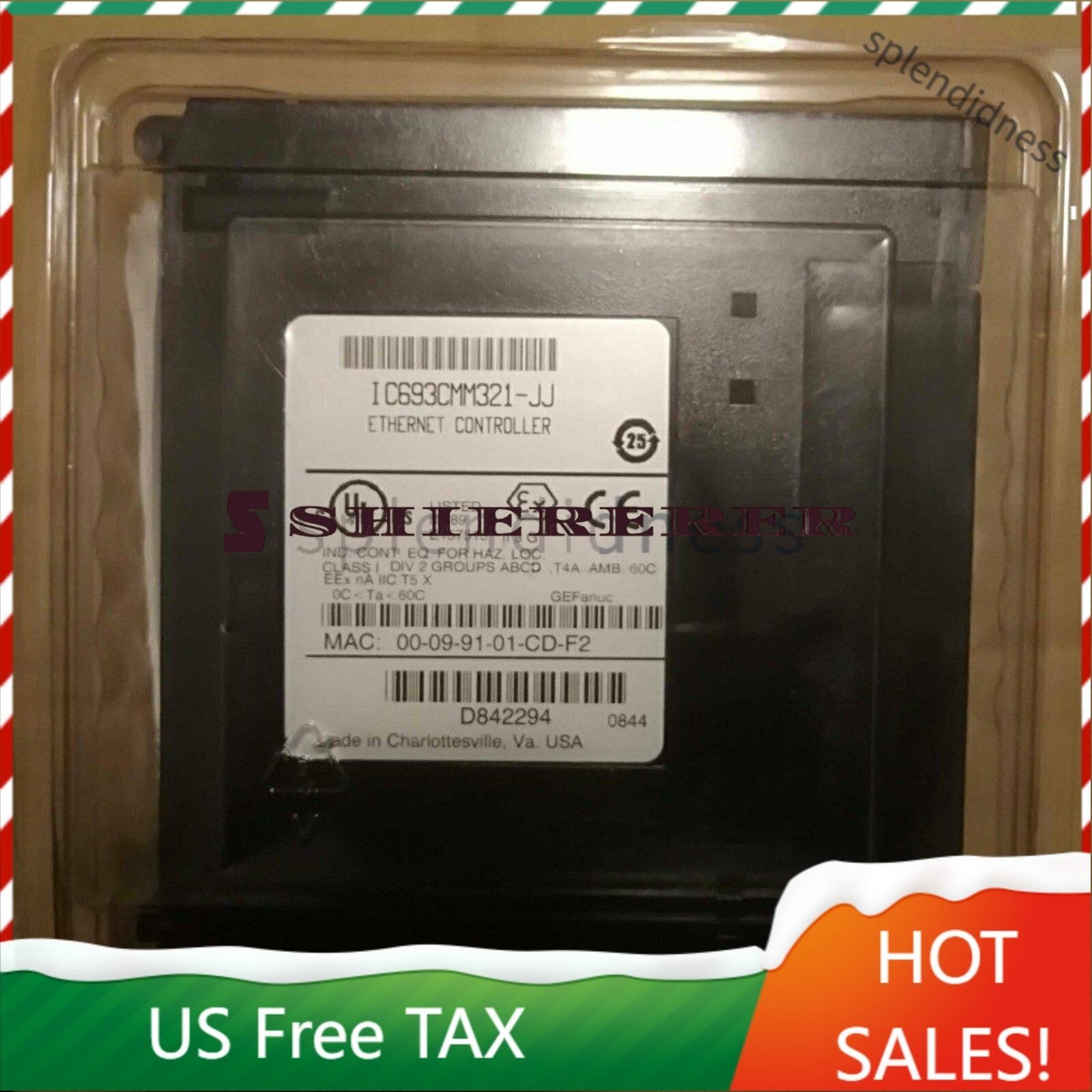 IC693CMM321-JJ New For Fanuc Ethernet Controller Module in box Free Shipping