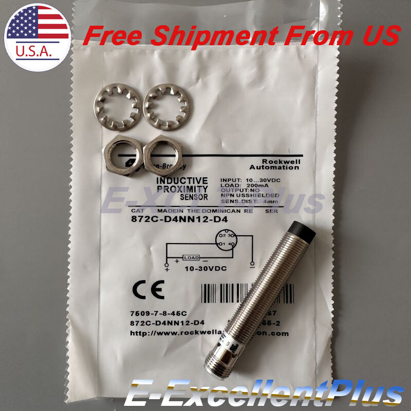 For Allen Bradley 872C-D4NN12-D4 Inductive Sensor Switch 872CD4NN12D4 10-30VDC