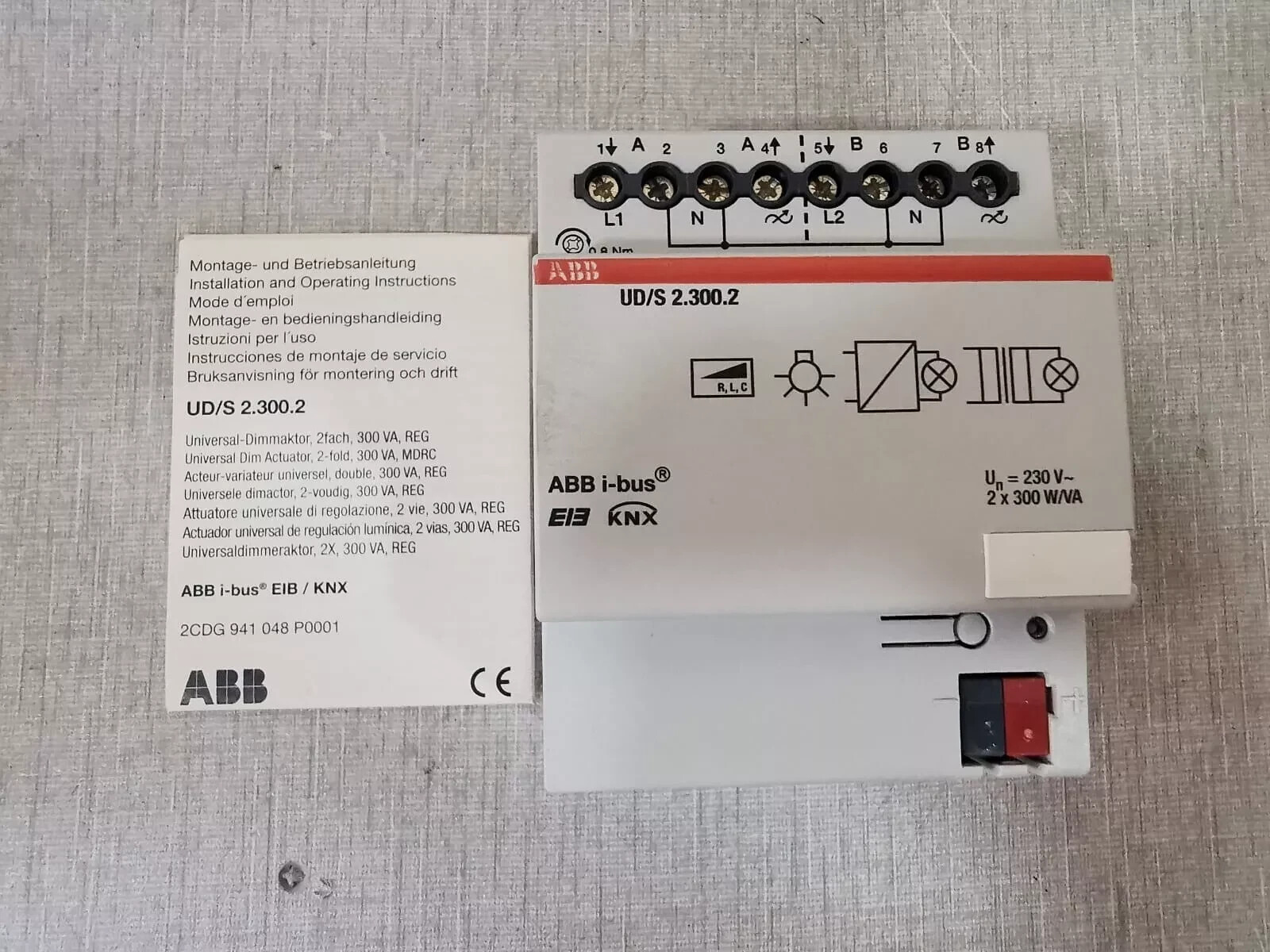 ABB Universal Dim Actuator UD/S 2.300.2 2CDG 110 074 R0011 New Germany