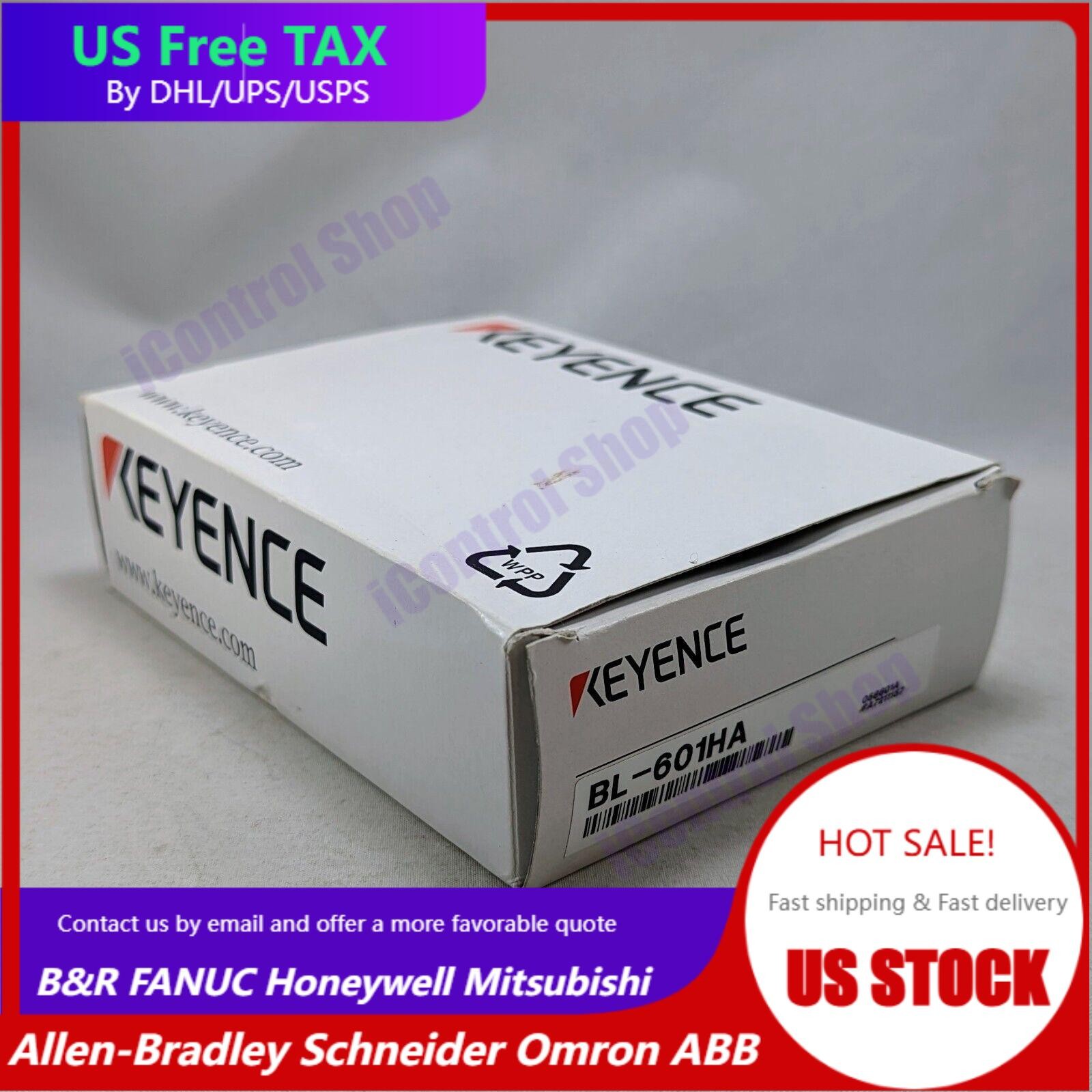 1PC New KEYENCE BL-601HA BL601HA Laser Barcode Scanner US Free TAX