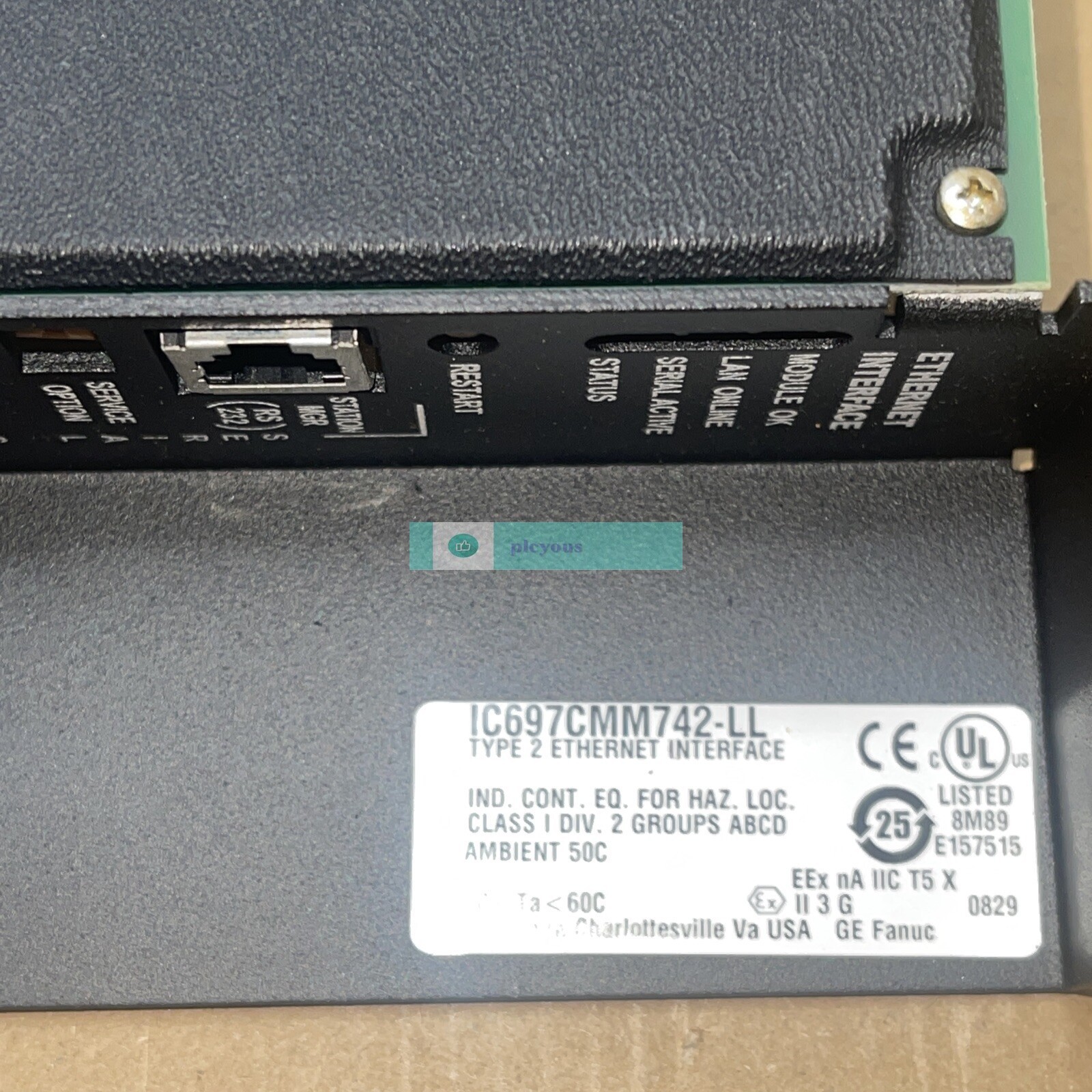 Fanuc IC697CMM742 IC697CMM742-LL Series Ethernet Interface Module US Free TAX